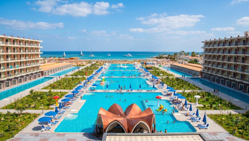 Rewaya Majestic Resort w Hurghadzie – rodzinne wakacje 2+2 z 13 basenami, 14 zjeżdżalniami i Ultra All Inclusive