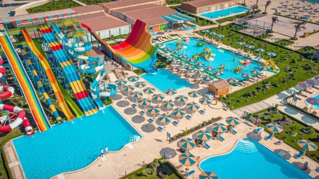 Rewaya Inn Resort – 5-gwiazdkowy hotel w Hurghadzie przy plaży z aquaparkiem i basenami