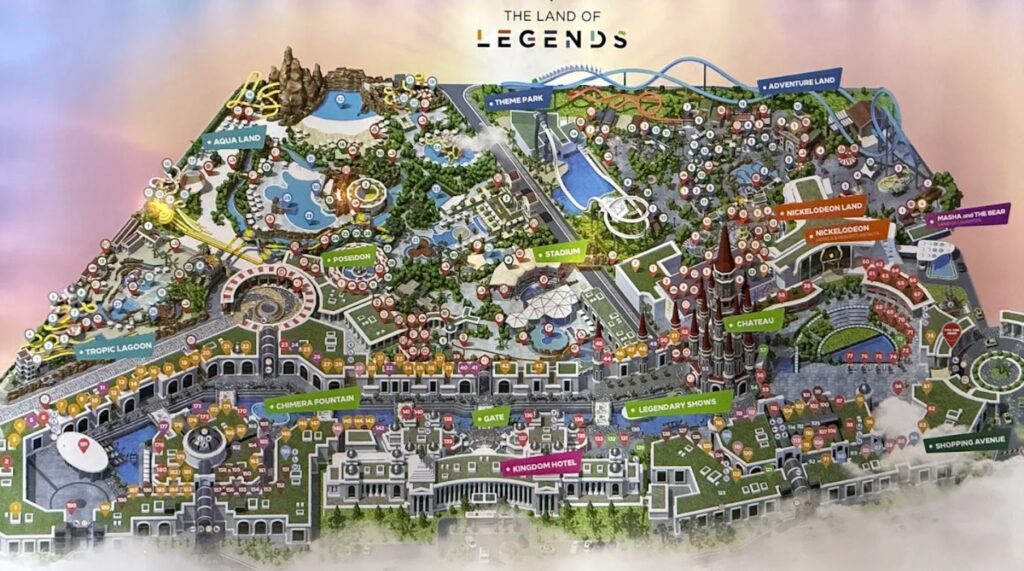 The Land of Legends w Turcji – aquapark i park rozrywki w Belek